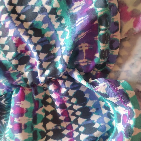 Free Country Blue and Purple Sz. L Swimtop NWT - Picture 12 of 12